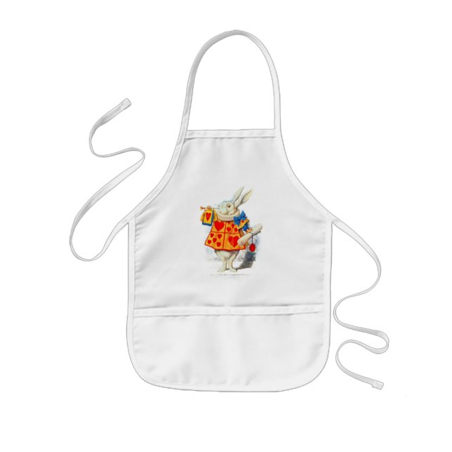 Rabbitt from Alice in Wonderland 2 ~Apron Kids' Apron (Front)
