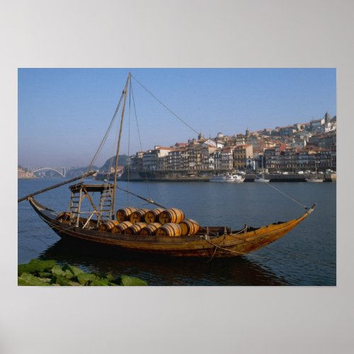 Rabelo Boats Porto Portugal Poster