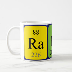 Rabid periodic table word mug