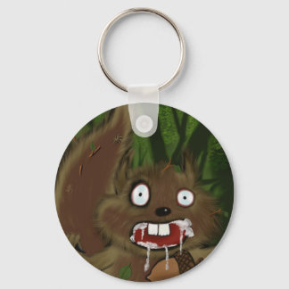 Rabid Squirrel Keychain