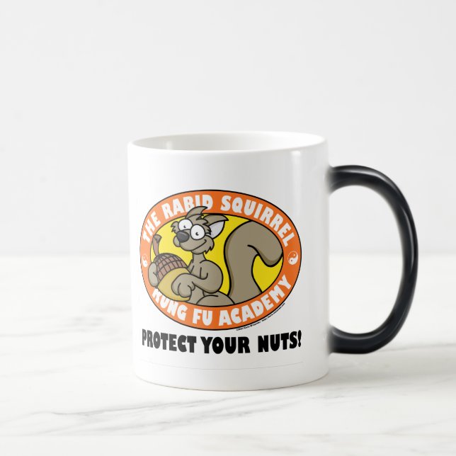 Rabid Squirrel Kung Fu Mug 2 (Right)