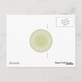 Rabid Wolf Spider Postcard. Postcard | Zazzle