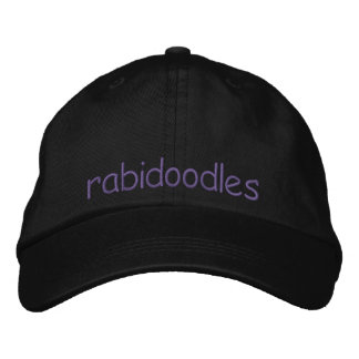 rabidoodles embroidered baseball cap