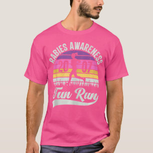 Rabies Awareness Fun Run Funny Tv Comedy Running T-Shirt