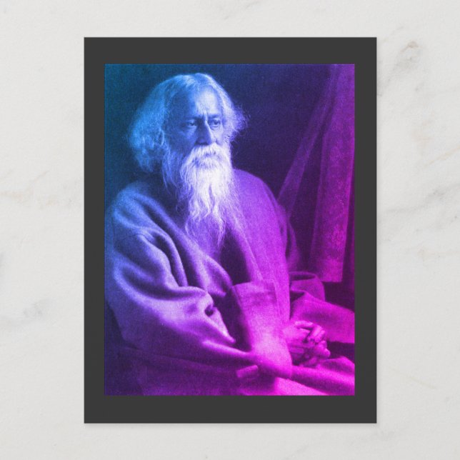 Rabindranath Tagore Postcard (Front)