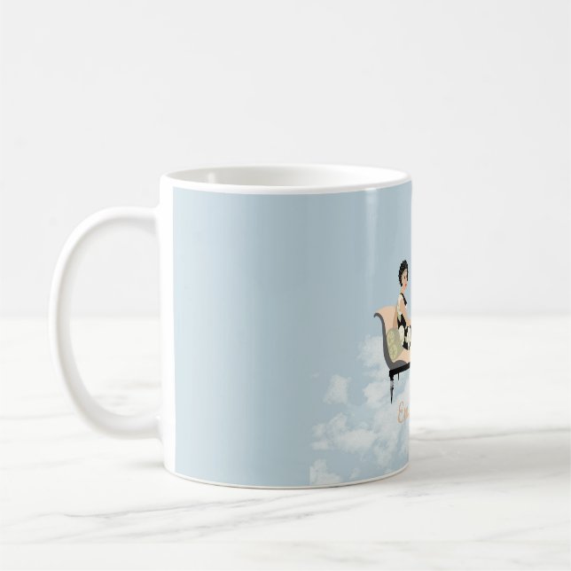 Racamier in the Clouds Coffee Mug (Left)