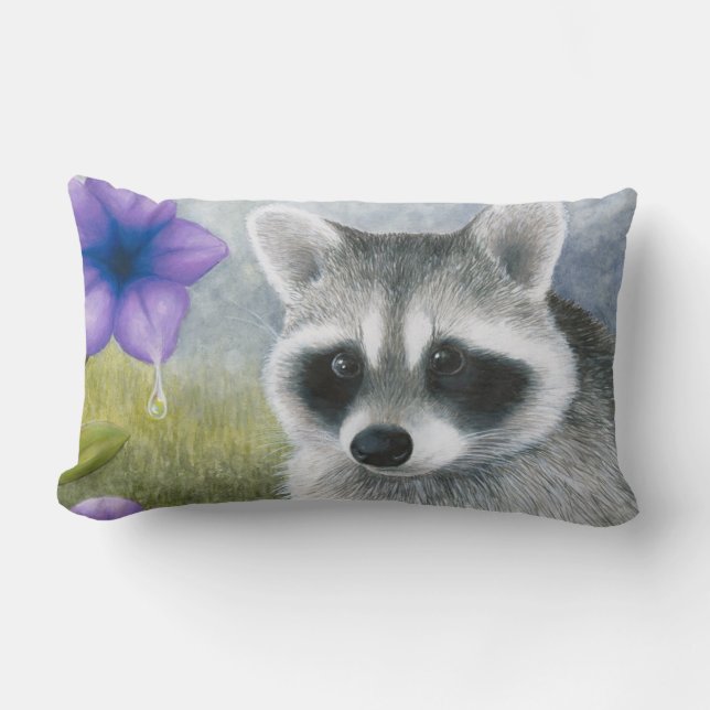 Raccoon 20 lumbar pillow (Front)