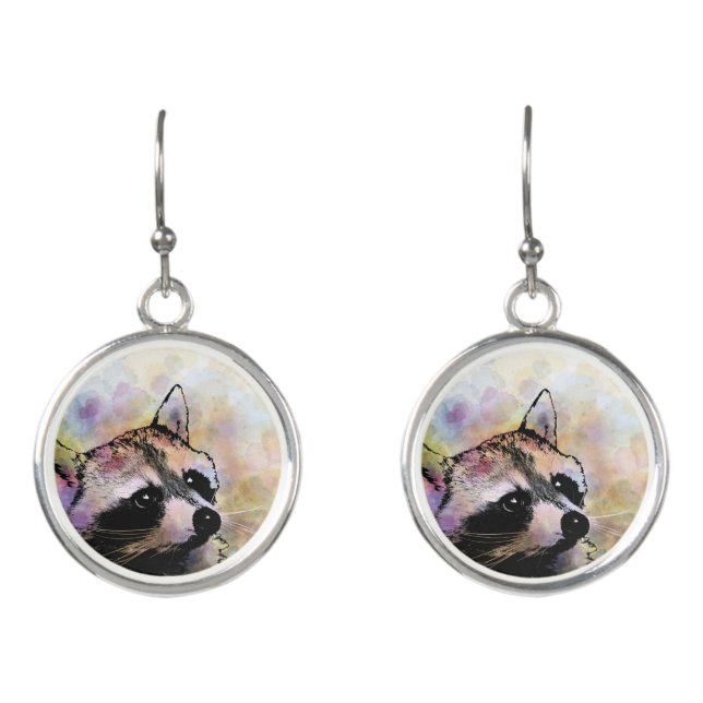 raccoon 23 earrings (Front)