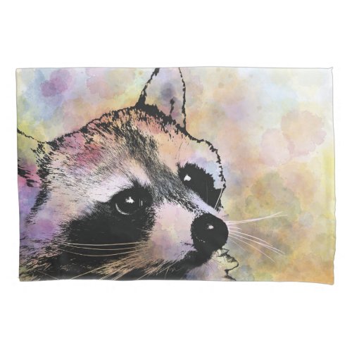 raccoon 23 pillow case