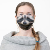 Raccoon Adult Cloth Face Mask (Worn)