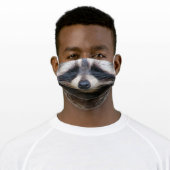 Raccoon Adult Cloth Face Mask (Worn)