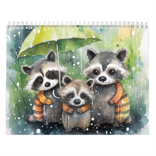 Raccoon and Mouse Calendar (Cover)