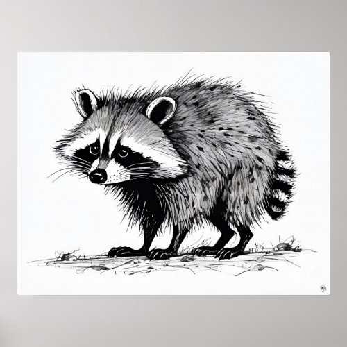 Raccoon _ Archival Art Print
