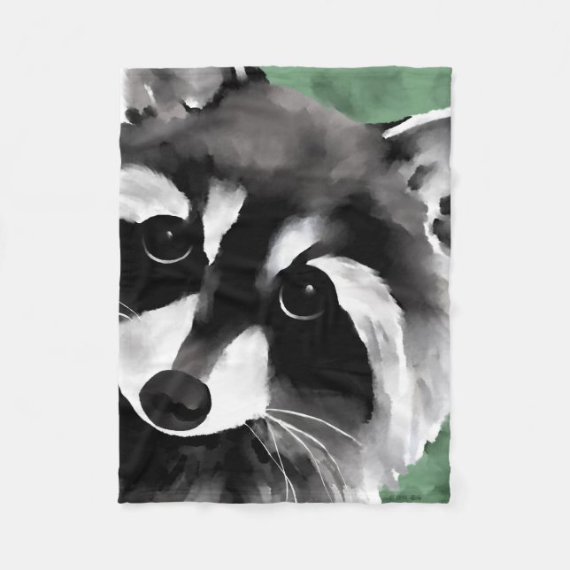 Raccoon Art Blankets (Front)