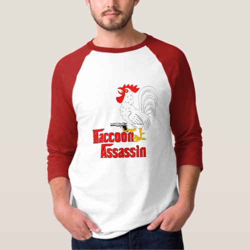 Raccoon Assassin Rooster T_Shirt