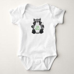 Raccoon Baby Shower Woodland Bodysuit