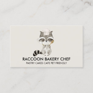 Raccoon Bakery Business Card
