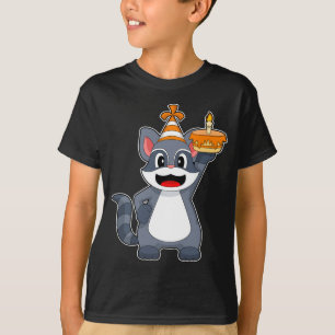 Raccoon Birthday Party hat T-Shirt