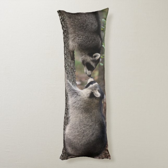 Raccoon body pillow. body pillow (Back (Vertical))