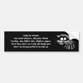 Raccoon Bumper Sticker