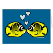 Raccoon Butterflyfish Love (Front Horizontal)