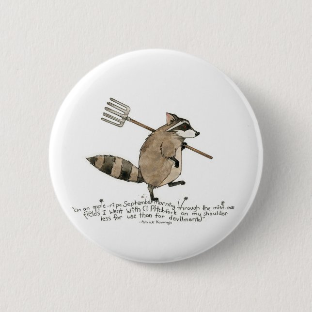 Raccoon Button (Front)