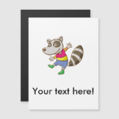 Raccoon cartoon (Front/Back)