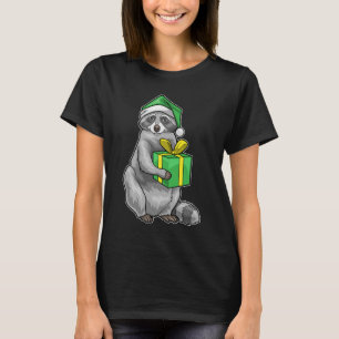 Raccoon Christmas Package T-Shirt