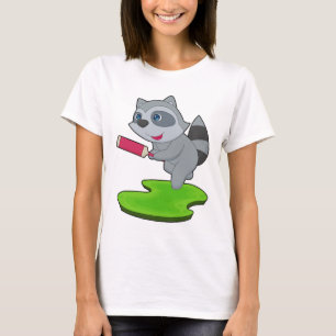 Raccoon Cricket Cricket bat T-Shirt