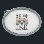 Raccoon Dad Vintage Engraving Retro Vector Design_ Belt Buckle<br><div class="desc">Raccoon Dad Vintage Engraving Retro Vector Design_1</div>