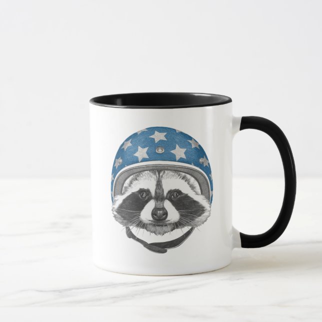 Raccoon Daredevil Mug (Right)