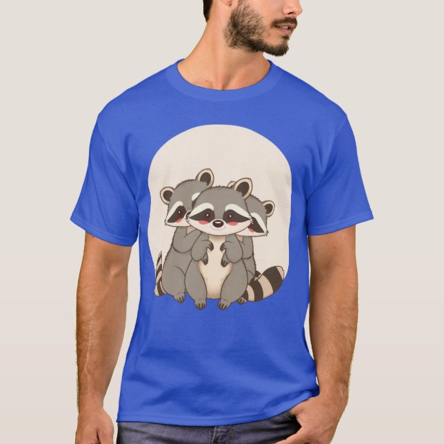 Raccoon design t-shirt 9 (Front)