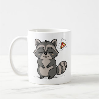 Raccoon Dream - Pizza! Coffee Mug