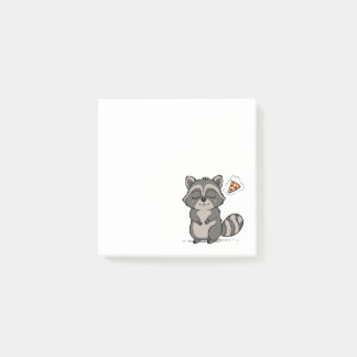 Raccoon Dream - Pizza! Post-it Notes