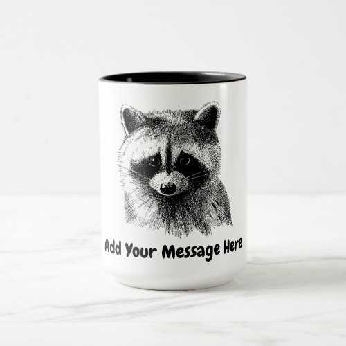 Raccoon Face Mug