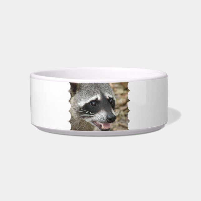 Raccoon Face Pet Bowl (Front)