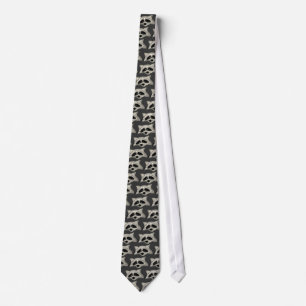 Raccoon Face tie. Tie