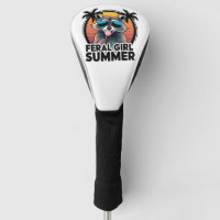 Raccoon Feral Girl Summer Vintage Opossum Lover 
