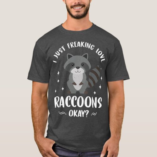 Raccoon Ferret Lynx Marten Gift Raccoon 1  T_Shirt
