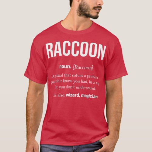 Raccoon Ferret Lynx Martor Gift Raccoon  2  T_Shirt