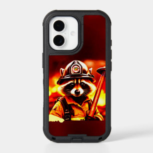 Raccoon Firefighter Otterbox Case for iPhone 17