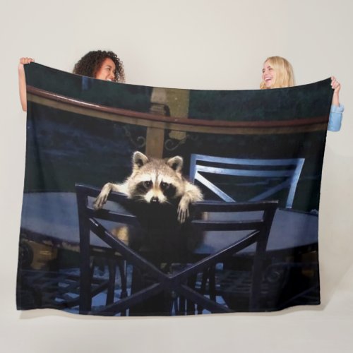 RACCOON FLEECE BLANKET