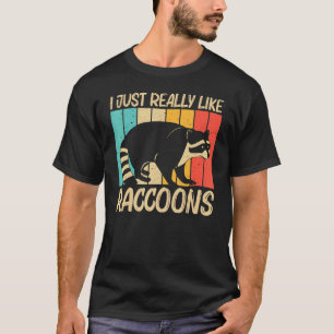 Raccoon For Men Women Common Raccoon 1 T-Shirt