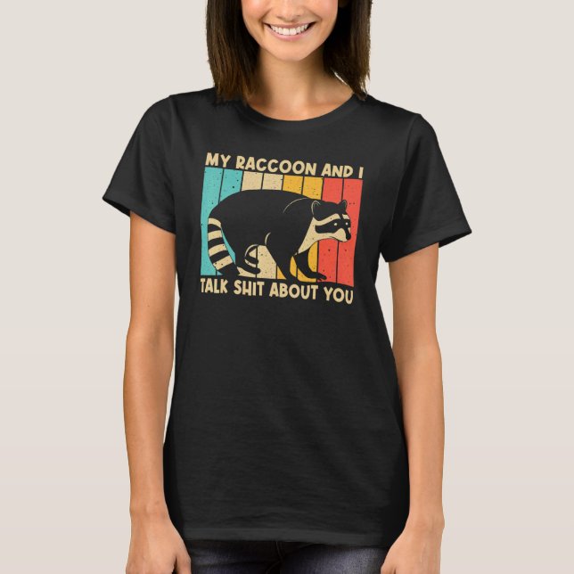 Raccoon For Men Women Common Raccoon   T-Shirt (Front)