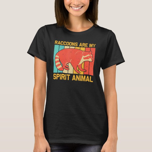 Raccoon For Men Women Kids Raccoon T-Shirt (Front)