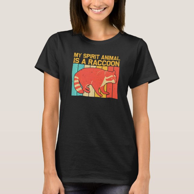 Raccoon For Men Women Kids Raccoon T-Shirt (Front)