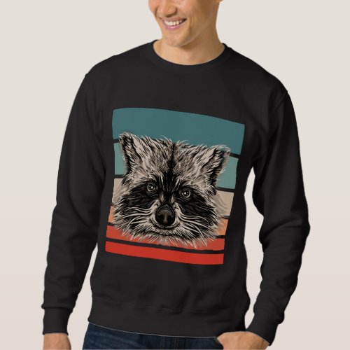 Raccoon Gift for Mapache Raccoon Martens Sweatshirt