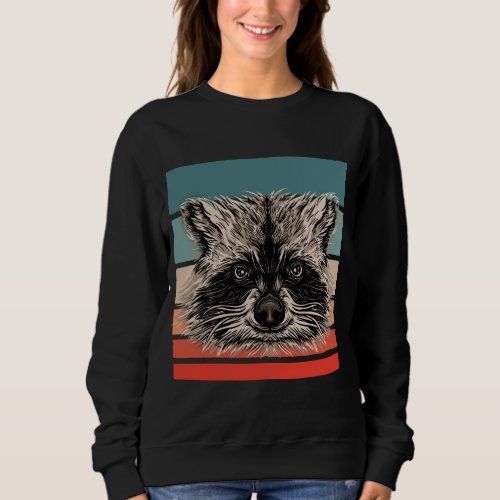 Raccoon Gift for Mapache Raccoon Martens Sweatshirt