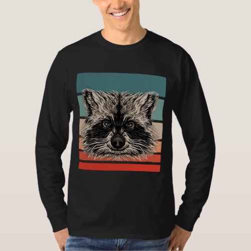 Raccoon Gift for Mapache Raccoon Martens T_Shirt