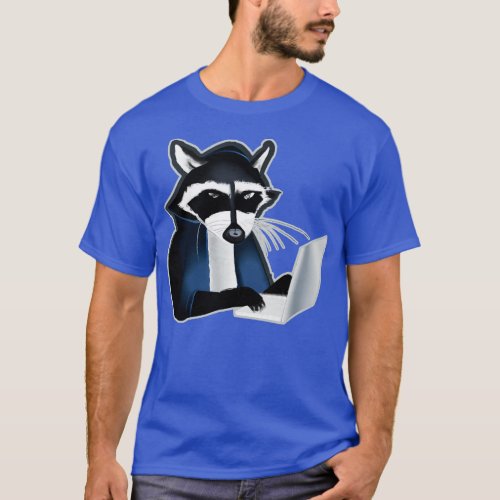 Raccoon Hacker T_Shirt